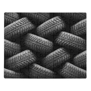 Black Car Tires Jigsaw Puzzle