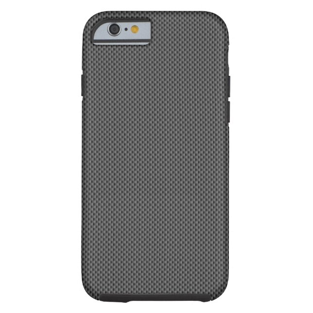 Black Carbon Fiber Base Case-Mate iPhone Case (Back)