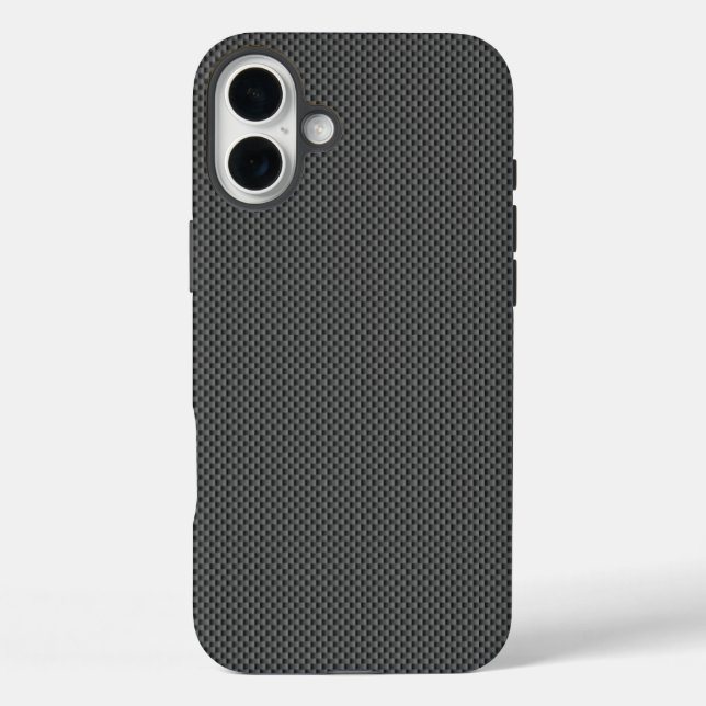 Black Carbon Fiber Base Case-Mate iPhone Case (Back)