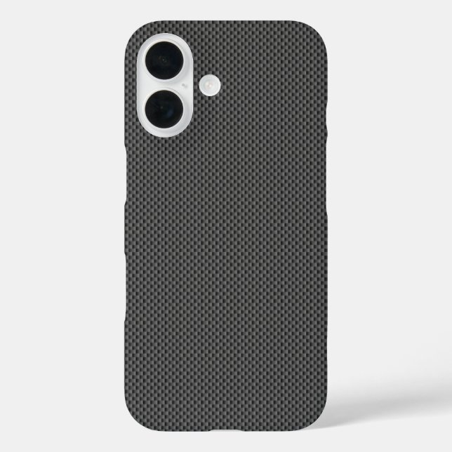 Black Carbon Fiber Base Case-Mate iPhone Case (Back)