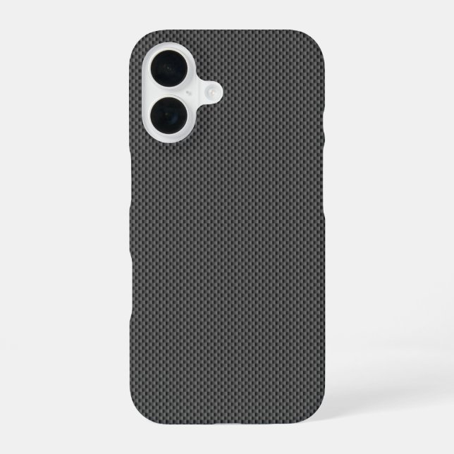 Black Carbon Fiber Base Iphone Case (Back)