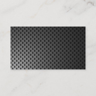 black carbon fiber custom business card