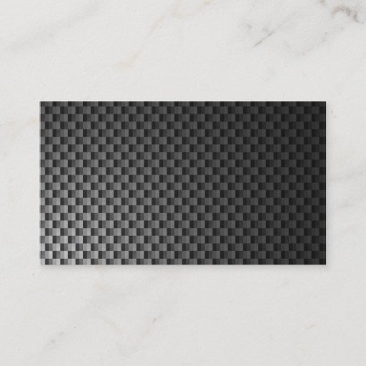 Customizable black carbon fiber custom business card