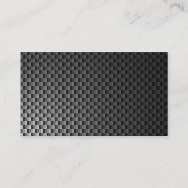 black carbon fiber custom business card (Front)