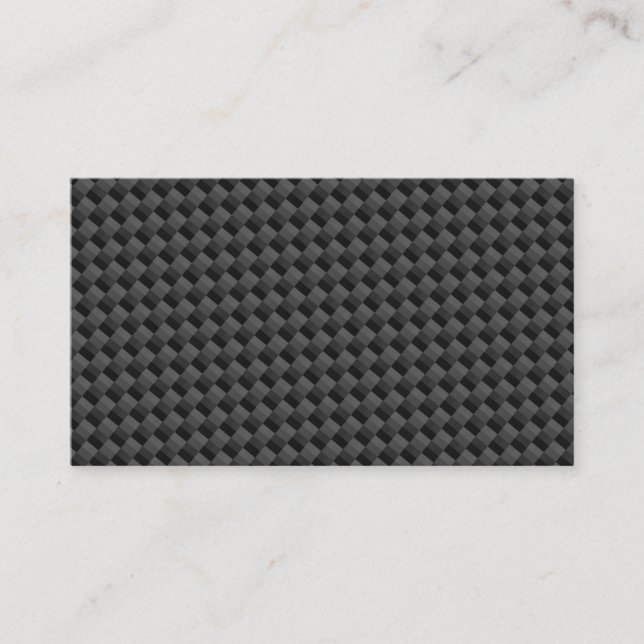 black carbon fiber custom business card (Front)