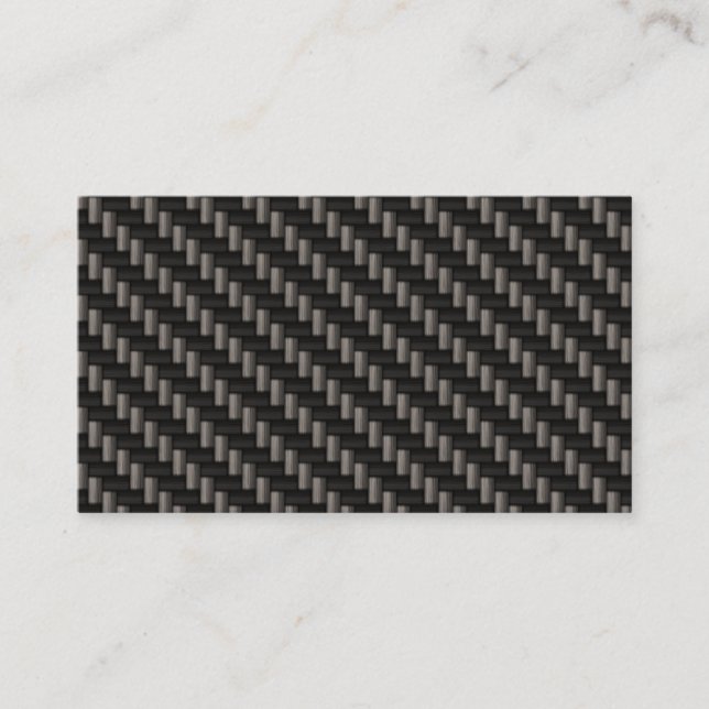 black carbon fiber custom business card (Front)