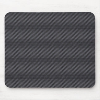 Black carbon fiber mouse pad