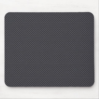 Black carbon fiber mouse pad