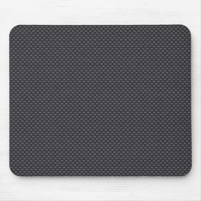 Black carbon fiber mouse pad (Front)