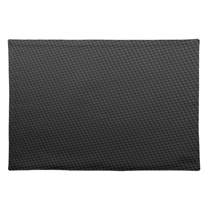 Black Carbon Fiber Placemat