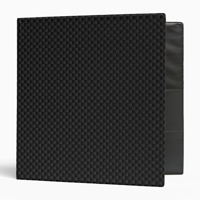 Black Carbon Fiber Print Binder (Front/Inside)