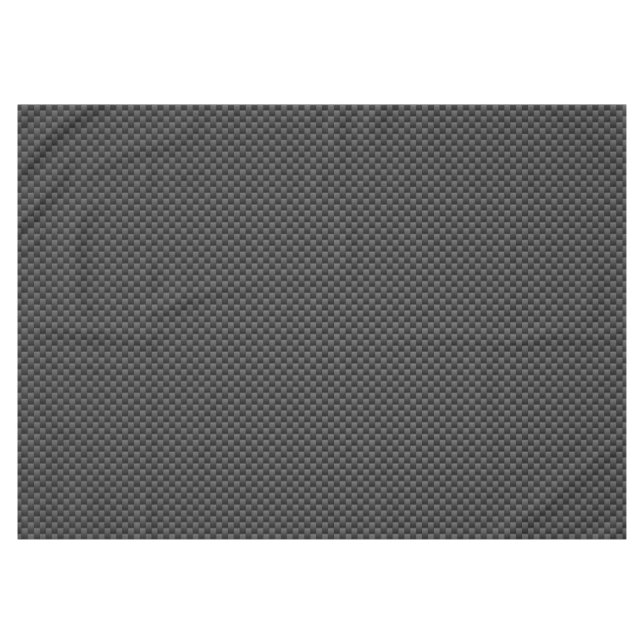 Black Carbon Fiber Style Print Background Tablecloth (Front (Horizontal))
