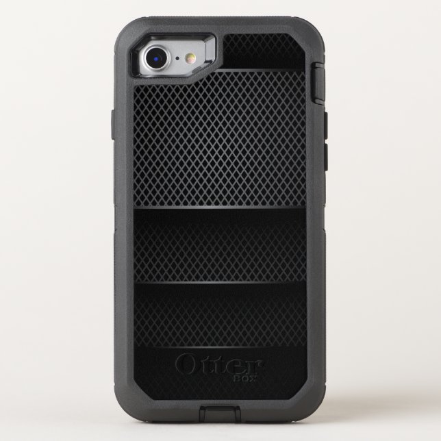 Black Carbon Mesh - Otterbox iPhone Case (Back)