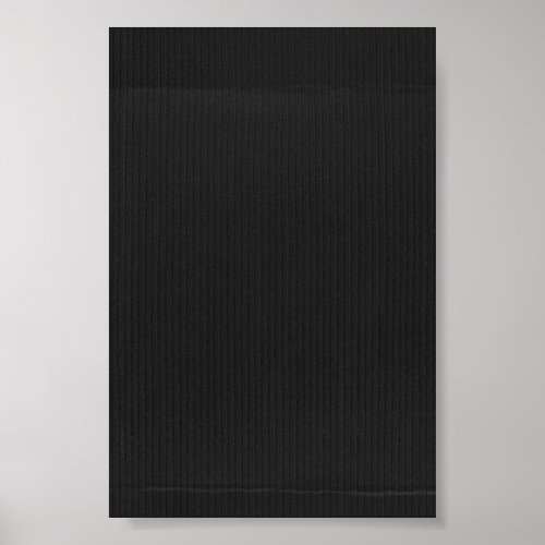 Black Cardboard Textured Background Poster