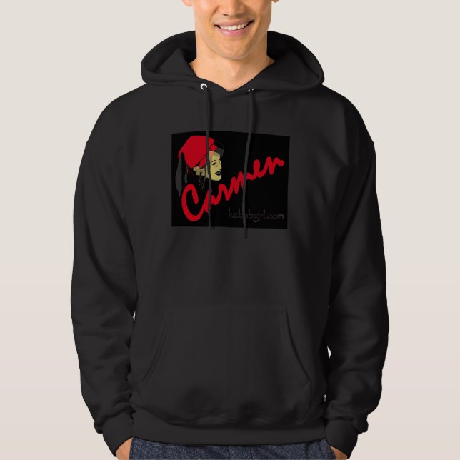 black carmen hoodie (Front)