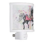 Black Carousel Horse Night Light (Right)