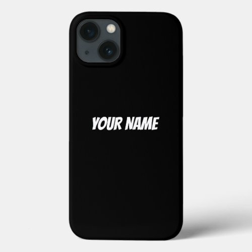 BLACK iPhone 13 CASE