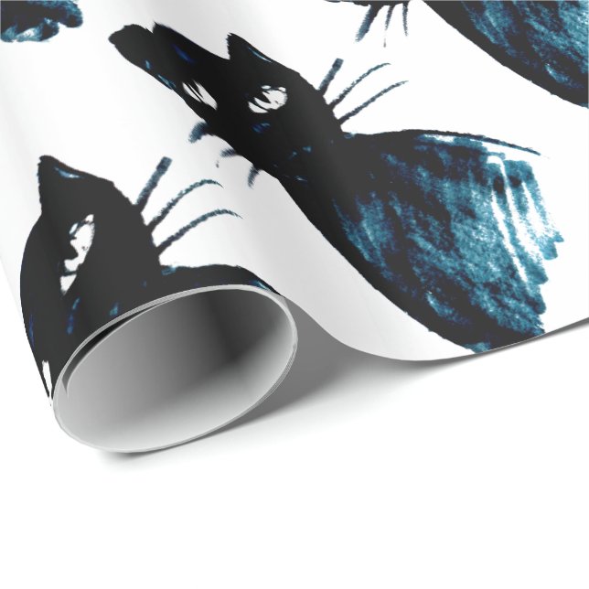 Black Cat 1 Wrapping Paper (Roll Corner)