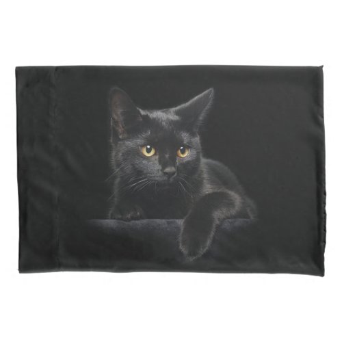 Black Cat 2 sides Pillowcase