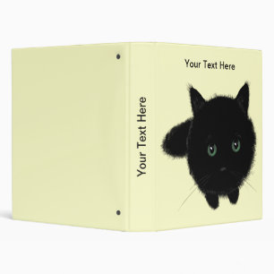 Black Cat 3 Ring Binder