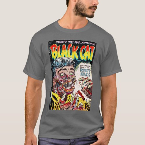 Black Cat 50 T_shirt