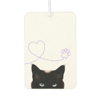 Black cat  air freshener