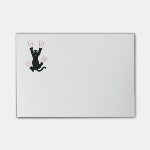 Black Cat all claws Post-it Notes