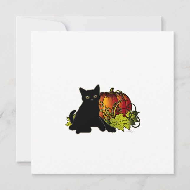 Black Cat and Pumpkin (Front)