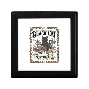 Black Cat Apothecary Cat Witchy Mystic Apothecary Gift Box