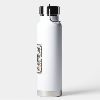 Black Cat Apothecary Cat Witchy Mystic Apothecary  Water Bottle