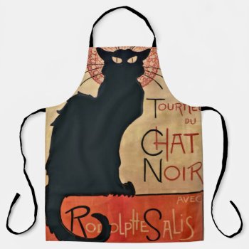 Black Cat Apron by EveStock at Zazzle