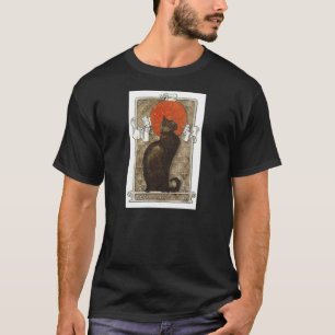 Black Cat - Art Nouveau - Theophile Steinlen T-Shirt