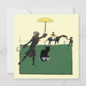 Black Cat At Horse Race (Front)