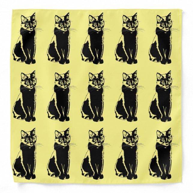 Black Cat Bandana (Front)