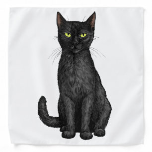 Black cat bandana