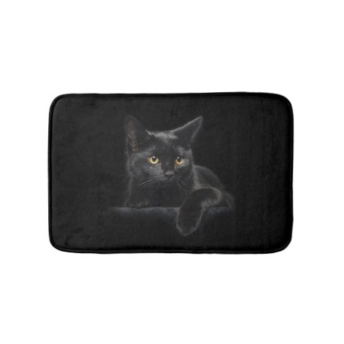 Black Cat Bath Mats