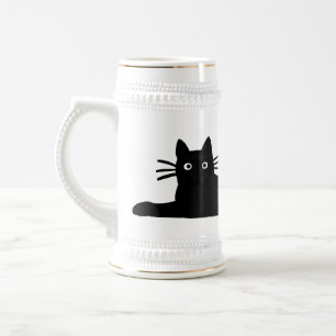 Black Cat Beer Stein
