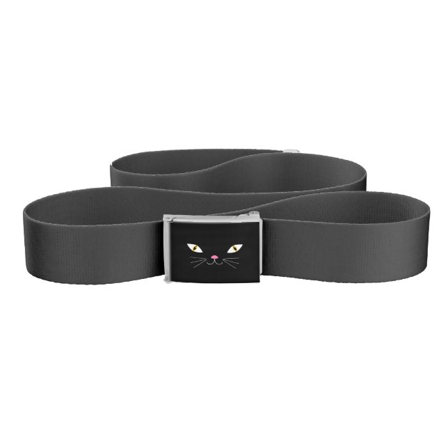 Black cat belt (Zig-Zag)