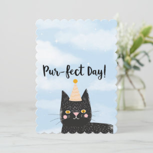 Black Cat Birthday Pur-fect Day