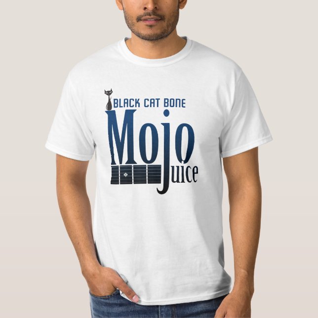 Black Cat Bone Mojo Juice Blues T-Shirt (Front)