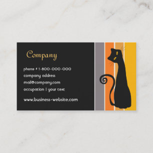 Black Cat Business Card