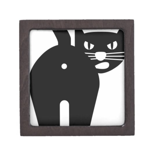 Black Cat Butt Hole Jewelry Box