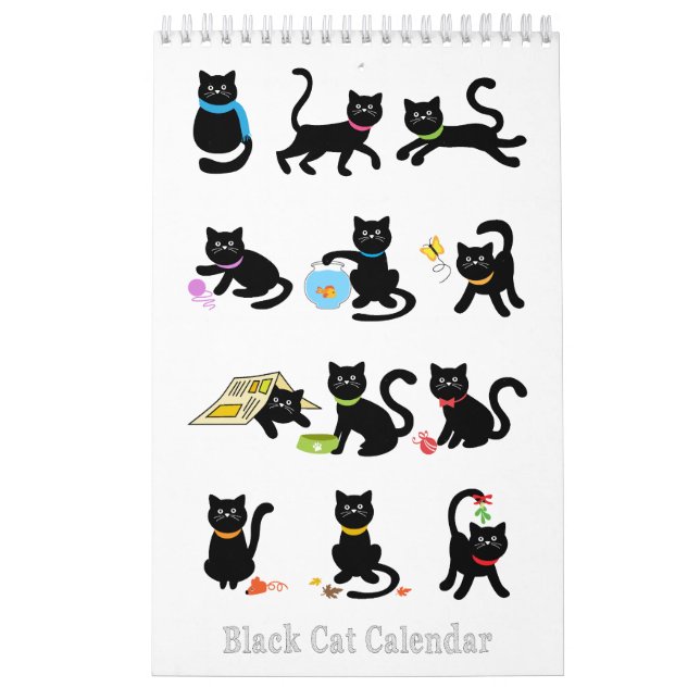 Black Cat Calendar (Cover)