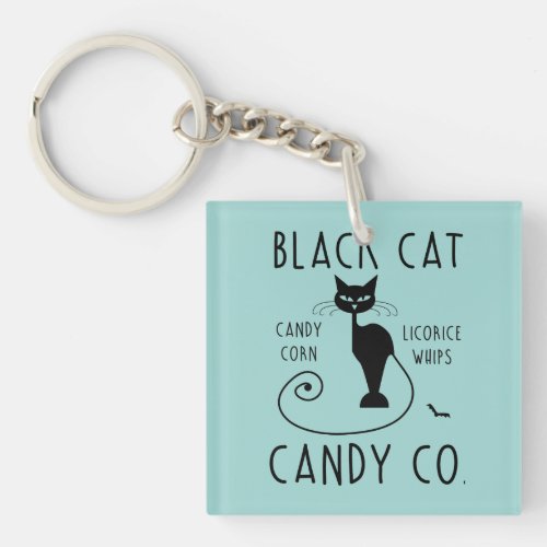 Black Cat Candy Co Keychain