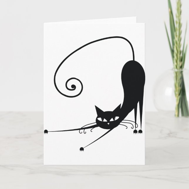 Black Cat Card (Front)