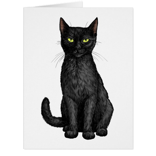 Black cat cards (Front)