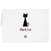 Black Cat Cards (Back Horizontal)
