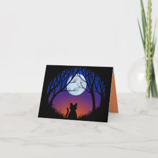 Black Cat Cards Custom Halloween Party Invitations