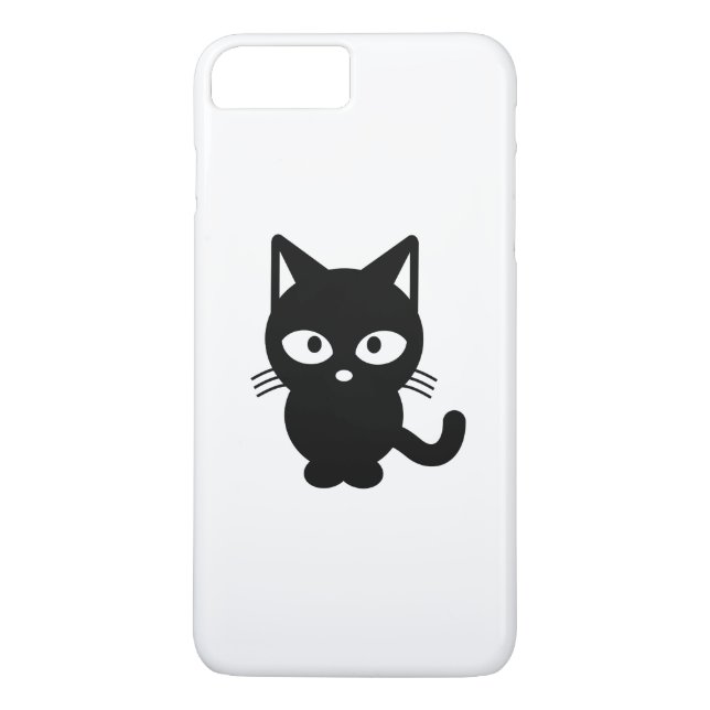 Black cat cartoon Case-Mate iPhone case (Back)