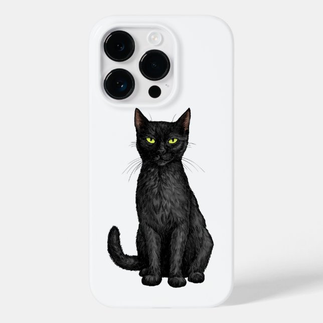 Black cat Case-Mate iPhone case (Back)